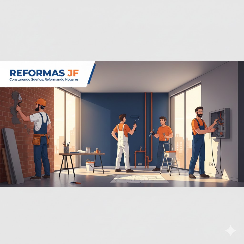 Equipo trabajando en reforma